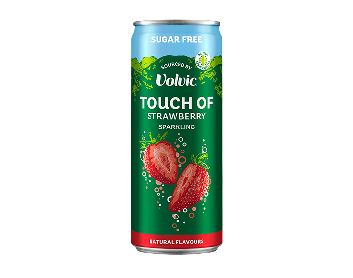 Volvic Touch of Strawberry Sparkling 330ml