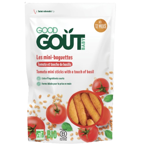 Mini-baguettes à la tomate et au basilic 70g