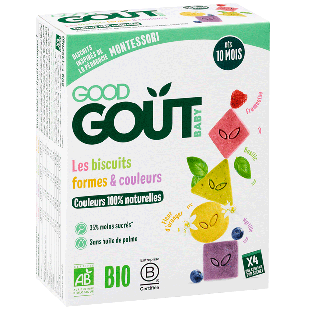 Les biscuits formes & couleurs 80g