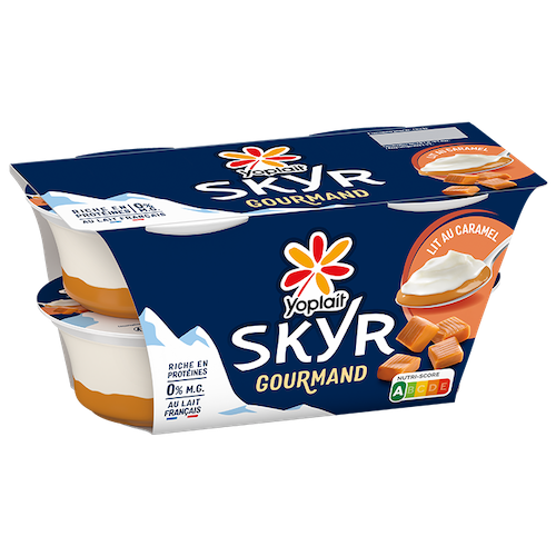 Yoplait Skyr Skyr Gourmand Caramel 120g x4
