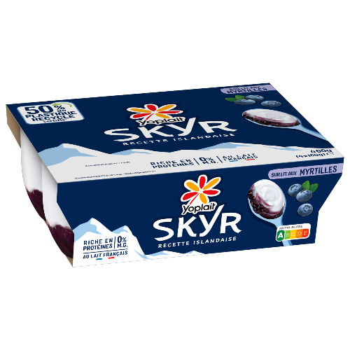 Yoplait Skyr Myrtilles 100g x4