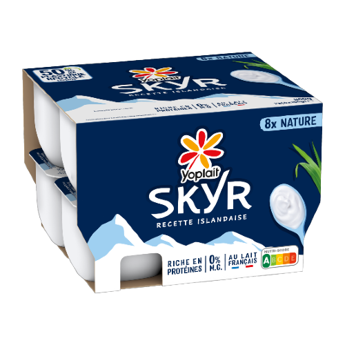 Yoplait Skyr Nature 100g x8