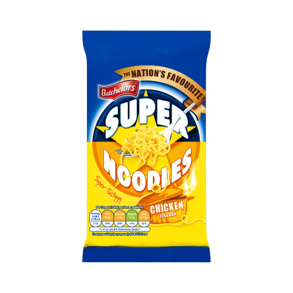 Batchelors Super Noodles Chicken Flavour Instant Noodle Block 90g