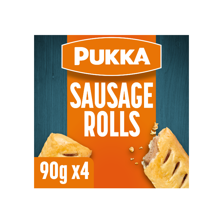 Pukka Frozen Sausage Rolls (4)