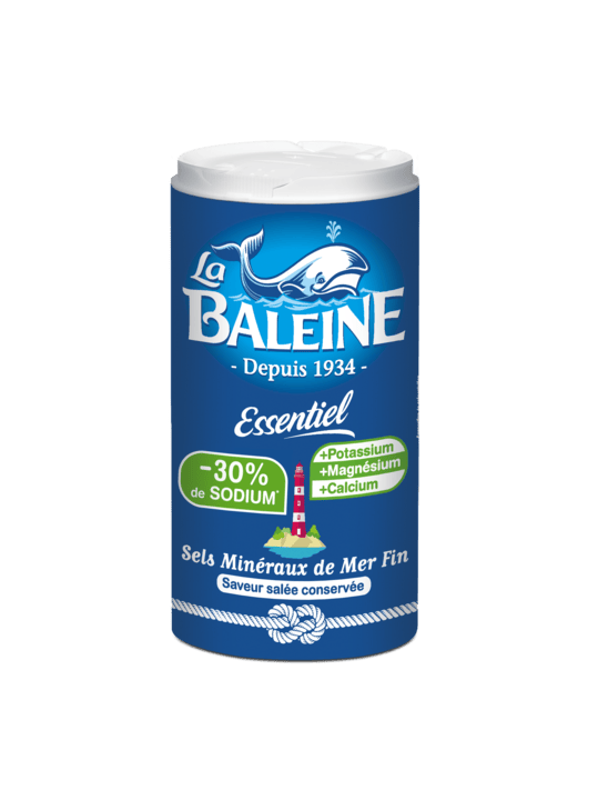 Boîte Verseuse 350g LA BALEINE -30% de sodium