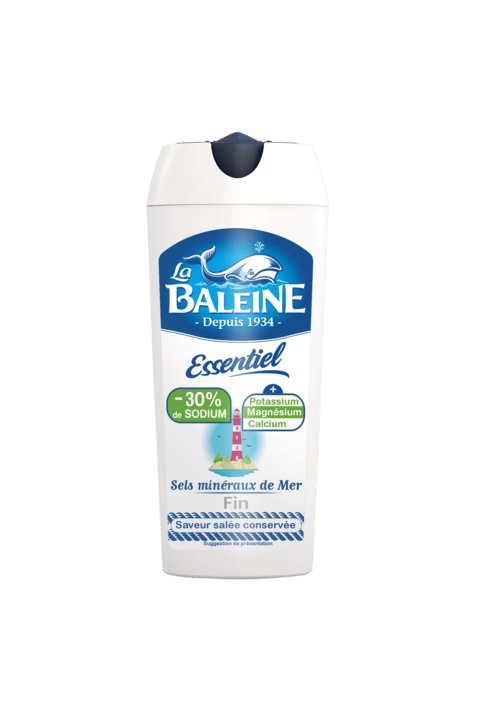 Salière 125g LA BALEINE -30% de sodium