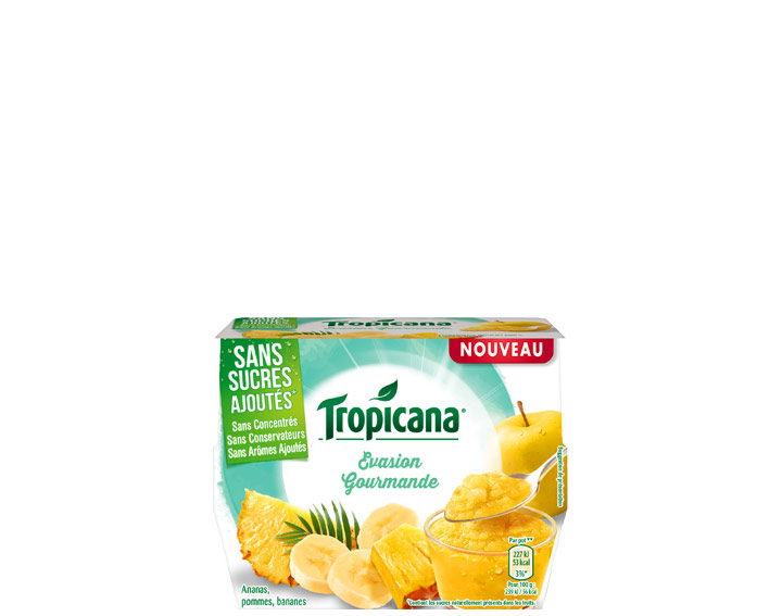 Desserts de fruits Evasion Gourmande 4x95g