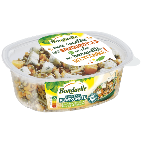 Salade façon Auvergnate - Lentilles vertes & fourme d'Ambert AOP - 250g