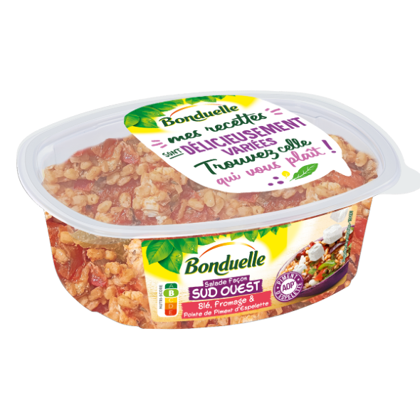 Salade façon Sud-Ouest - blé, fromage & piment d'espelette AOP -250g
