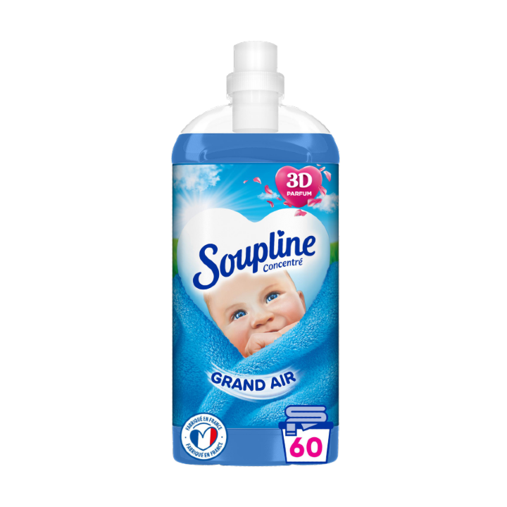 Adoucissant Concentré Soupline 3D Grand Air - 1,35L