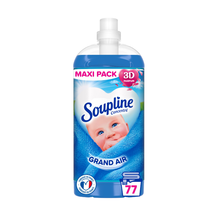 Adoucissant Concentré Soupline 3D Grand Air - 1,7L