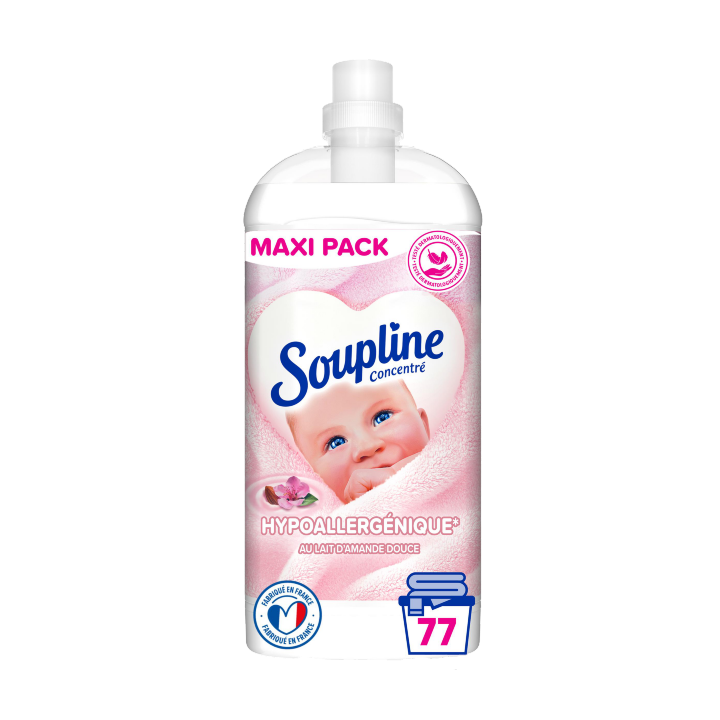 Adoucissant Concentré Soupline Hypoallergénique - 1,7L