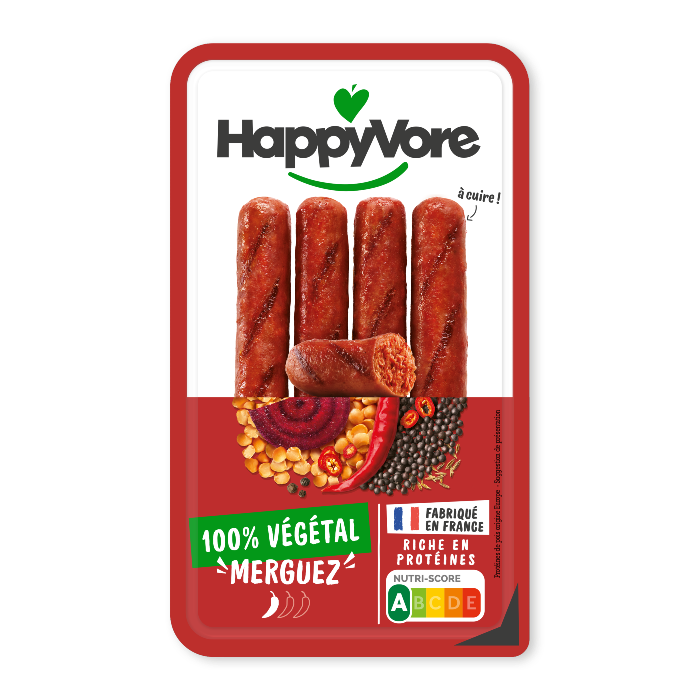 Merguez végétales et piquantes - 200g