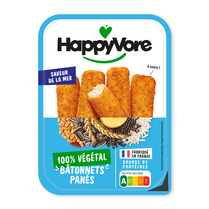 Bâtonnets panés végétaux et gourmands - 180g
