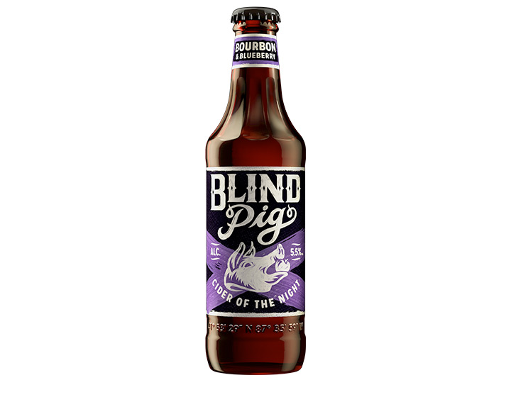 Bourbon & Blueberry Cider 355ml