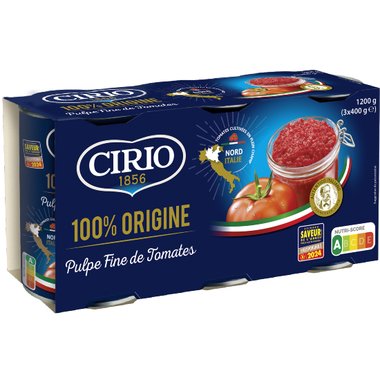 Pulpe fine Origine Nord Italie 3x400g