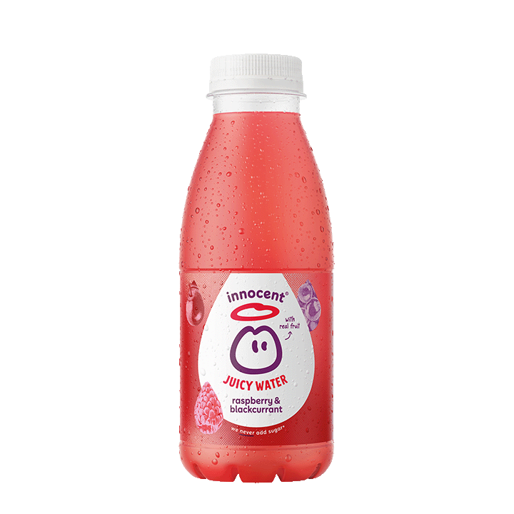 Juicy water still raspberry and blackcurrant 420ml