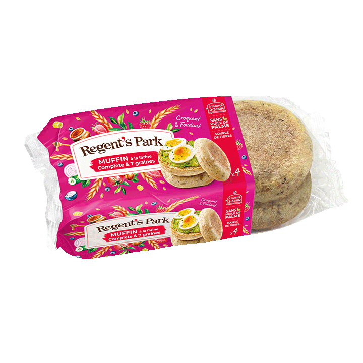 MUFFIN farine complète & 7 graines 250g