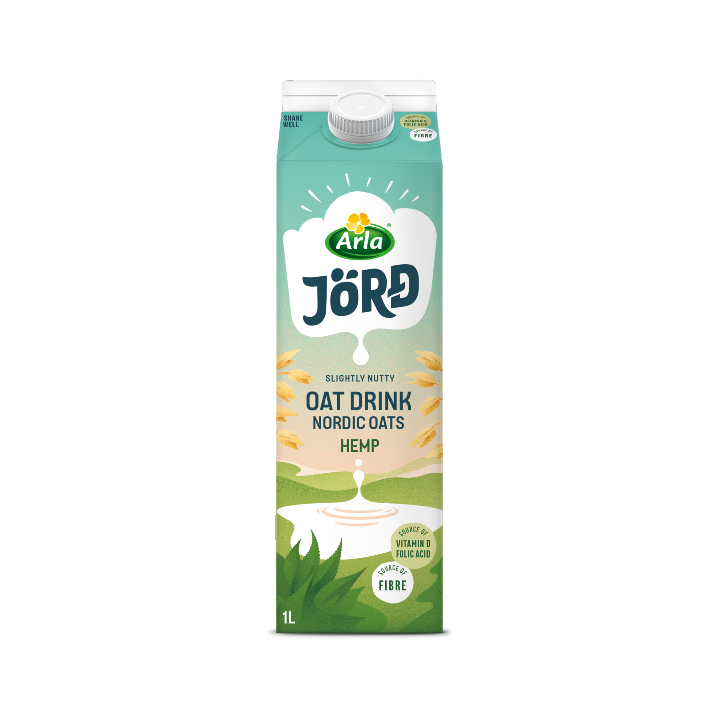 Arla JÖRÐ Chilled Oat & Hemp Drink 1L