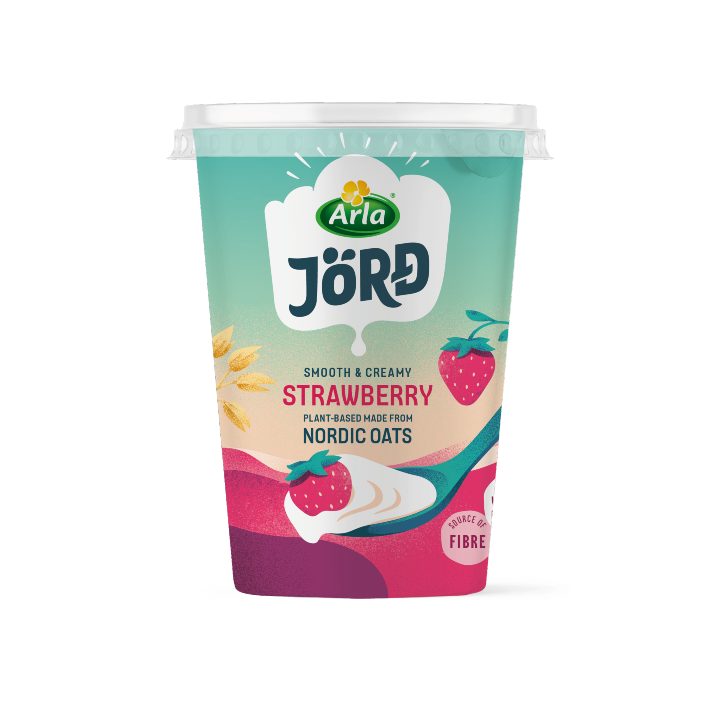 Arla JÖRÐ Strawberry oat Spoonable 400g