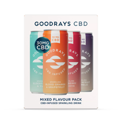Goodrays CBD Mixed Pack Sparkling Drink 4x250ml