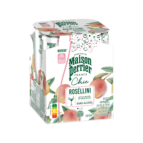 Maison Perrier Chic - Roséllini Pack 4x25cl 