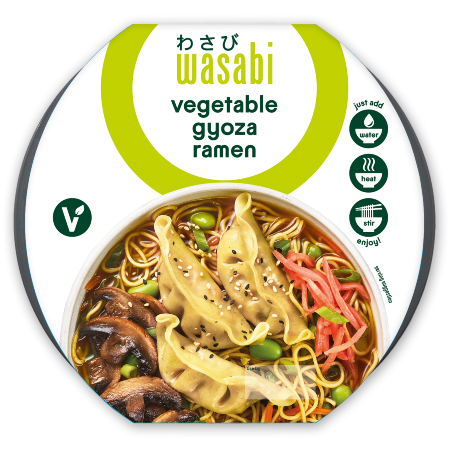 Wasabi Vegetable Gyoza Ramen