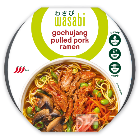 Wasabi Gochujang Pulled Pork Ramen