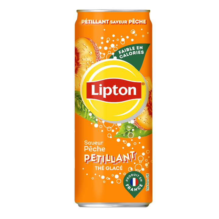 Lipton® Ice Tea Pétillant Pêche 33 cl