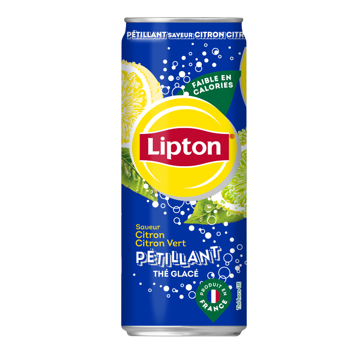 Lipton® Ice Tea Pétillant Citron Citron Vert 33 cl