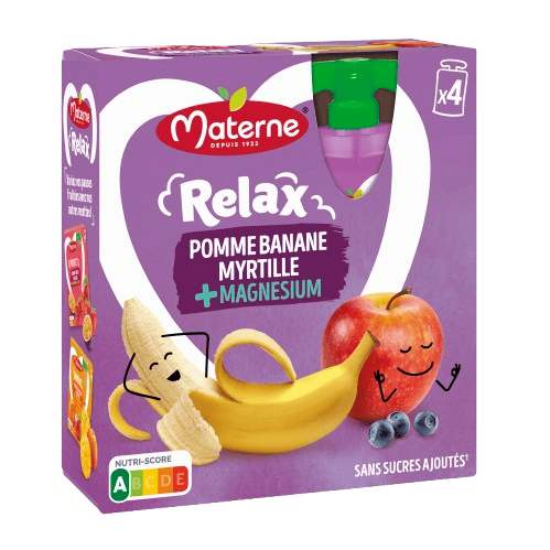 RELAX x4 - Pomme Banane Myrtilles