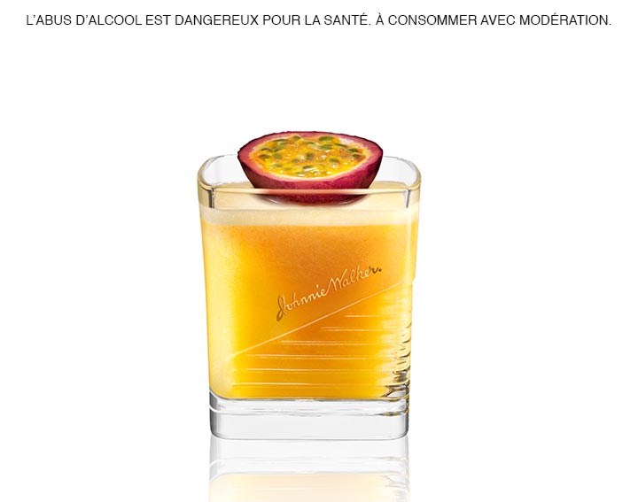 Découvrez le cocktail Johnnie Walker Black Passion Sour 