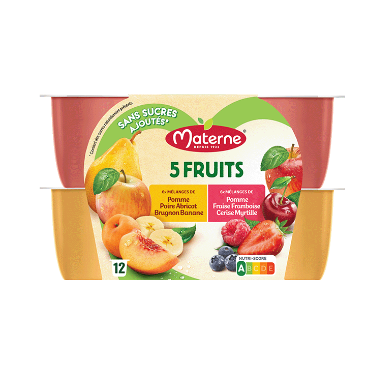 5 Fruits Jaunes & 5 Fruits Rouges - 12x100g