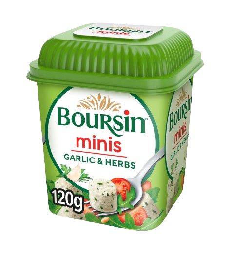 Boursin Minis Garlic & Herbs 120g