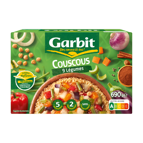 Couscous aux 9 légumes 690G