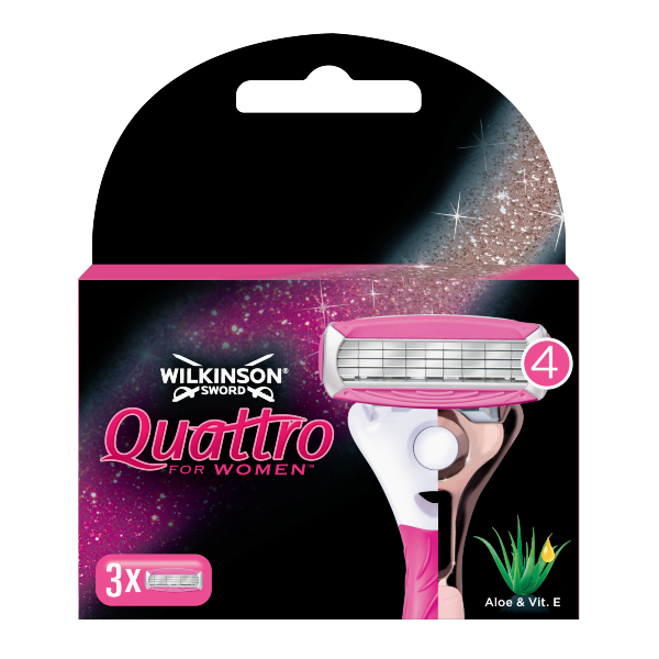 4 Lames Quattro for women Rose Gold X3 STD