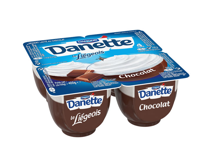 Danette le Liégeois Chocolat 