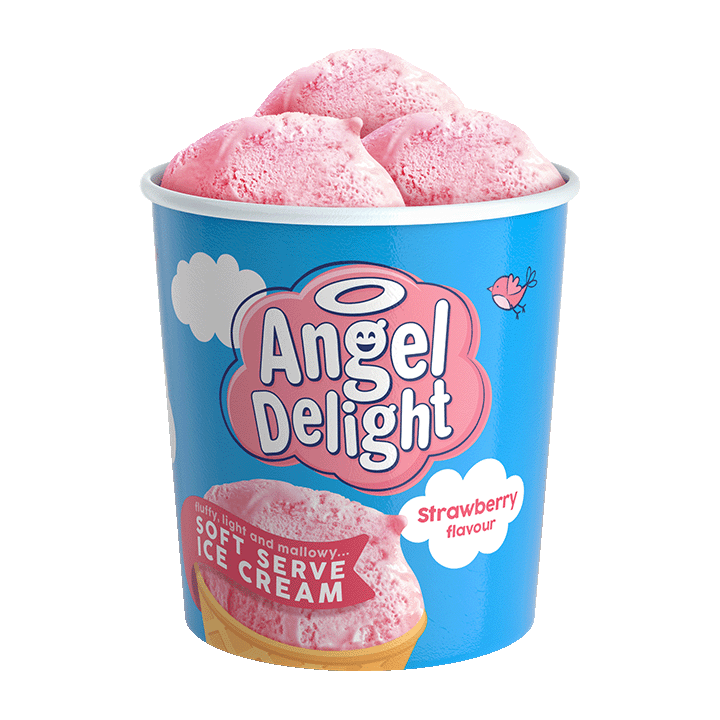 Strawberry Soft Serve Ice Cream 800ml