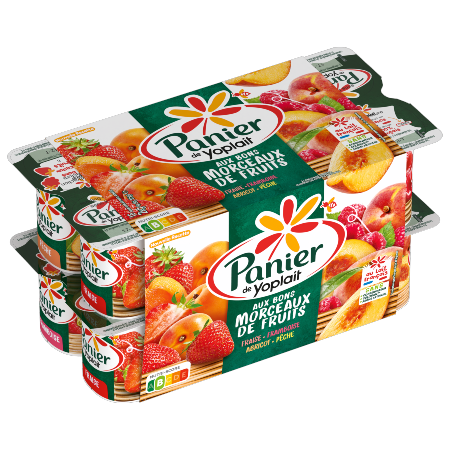 Panier de Yoplait Panaché 16x125g