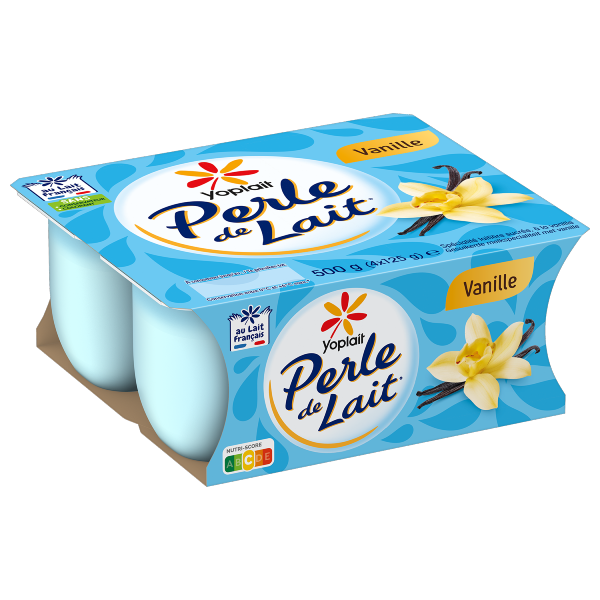 Perle de Lait  Brassé Vanille 4x125g
