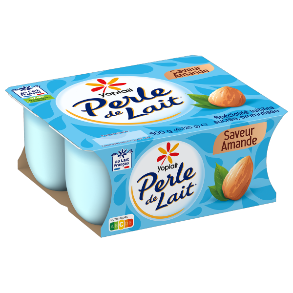 Perle de Lait  Brassé Amande 4x125g