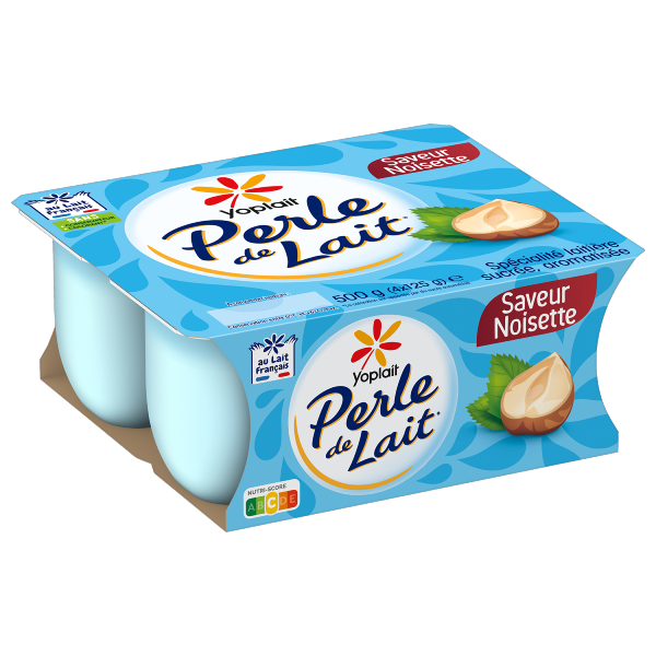 Perle de Lait  Brassé Noisette 4x125g