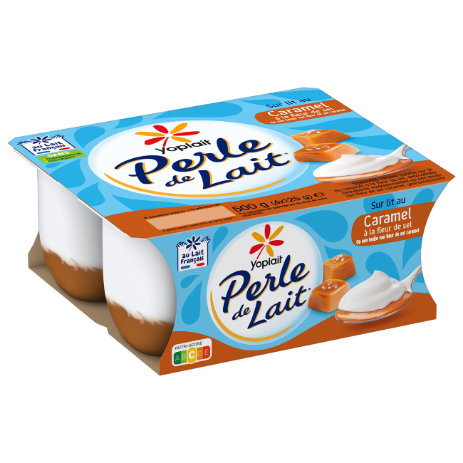 Perle de Lait Sur lit de Caramel 4x125g