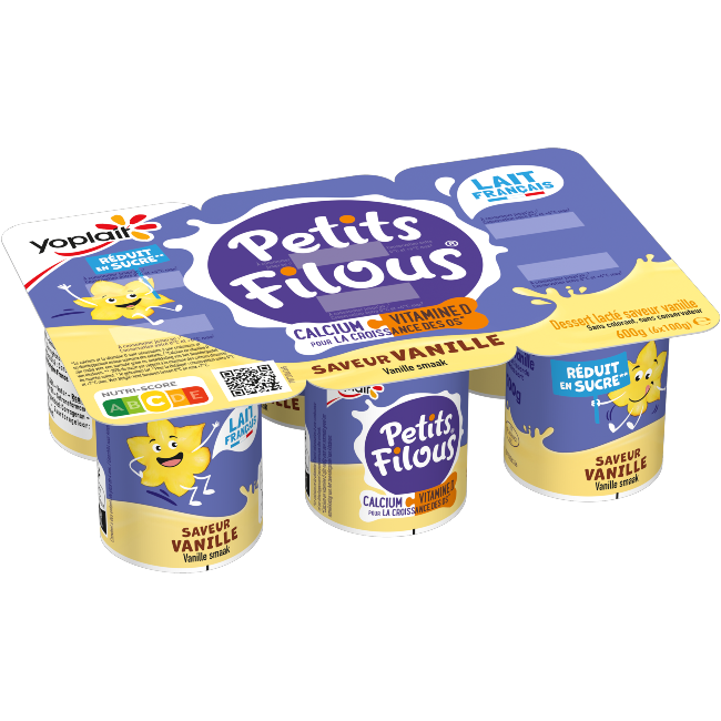 Petits Filous Desserts Saveur Vanille 6x100g