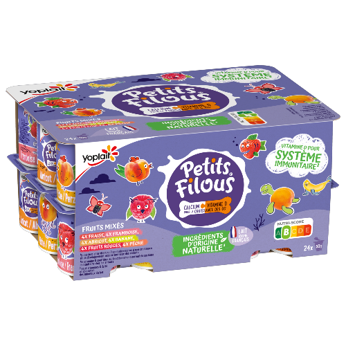 Petits Filous Pots Fruits mixés 24x50g