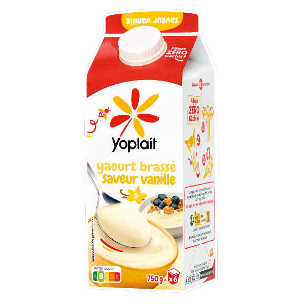 Yoplait en Brique saveur Vanille 750g