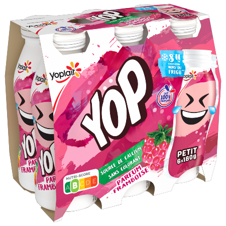P’tit YOP Framboise 6x180g