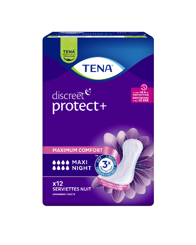 TENA Discreet Maxi Night x12