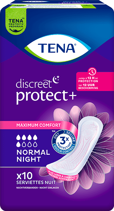 TENA Discreet Normal Night x10