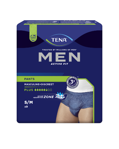TENA Men Active Fit Plus S/M x9